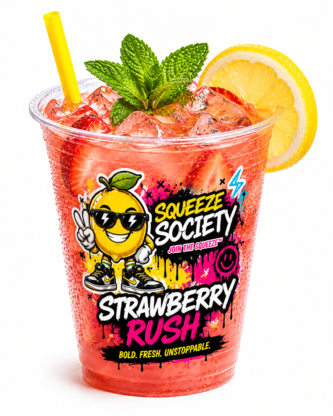 Strawberry Rush — Bold. Fresh. Unstoppable.