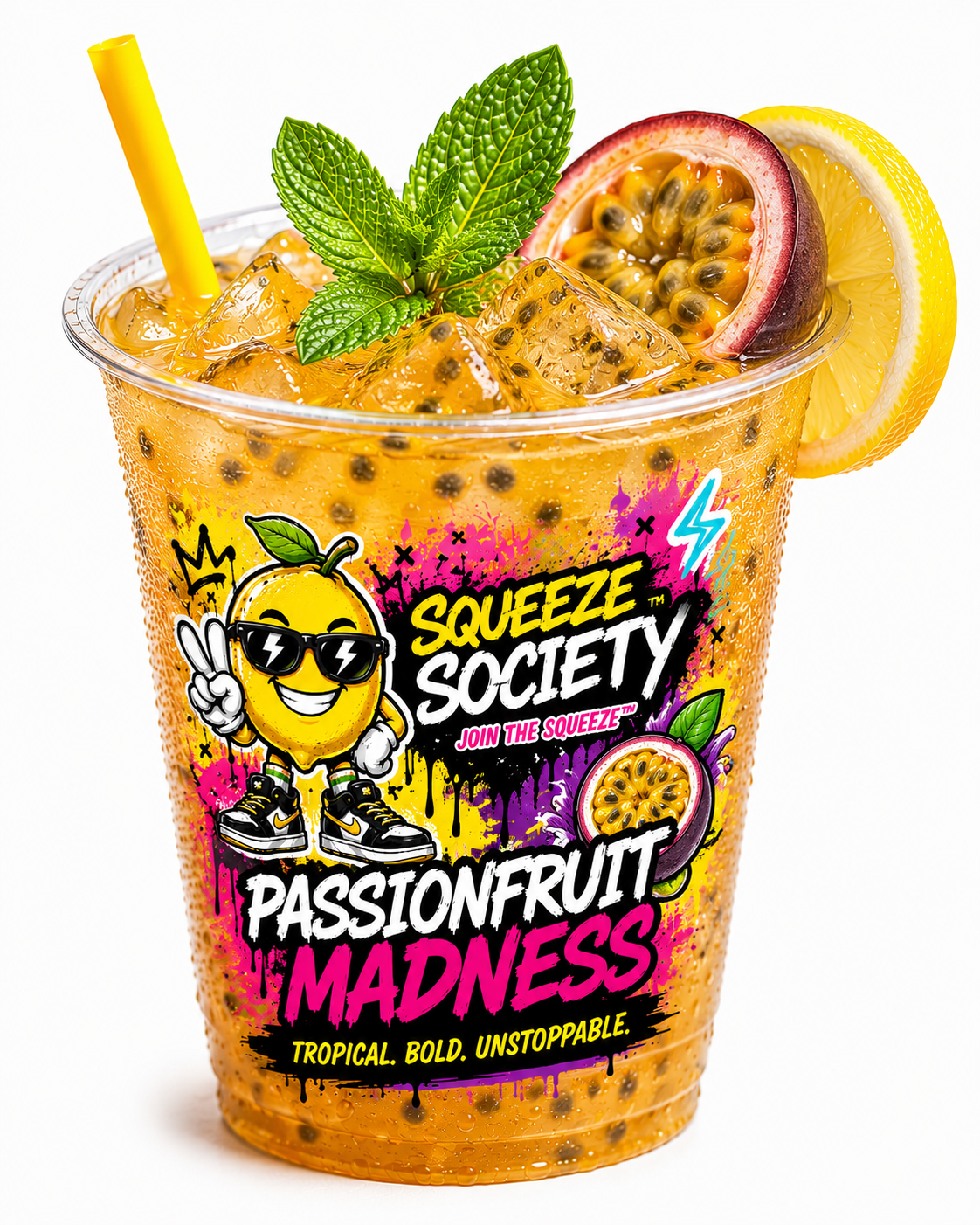 Passionfruit Madness — Tropical. Bold. Unstoppable.